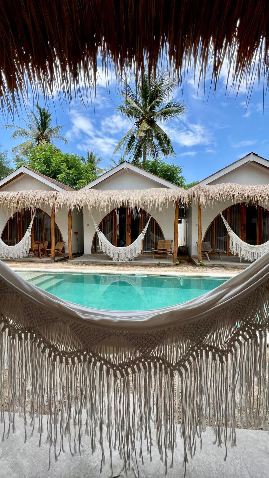 Rumah Canaria Bungalow Gili Trawangan Exterior foto
