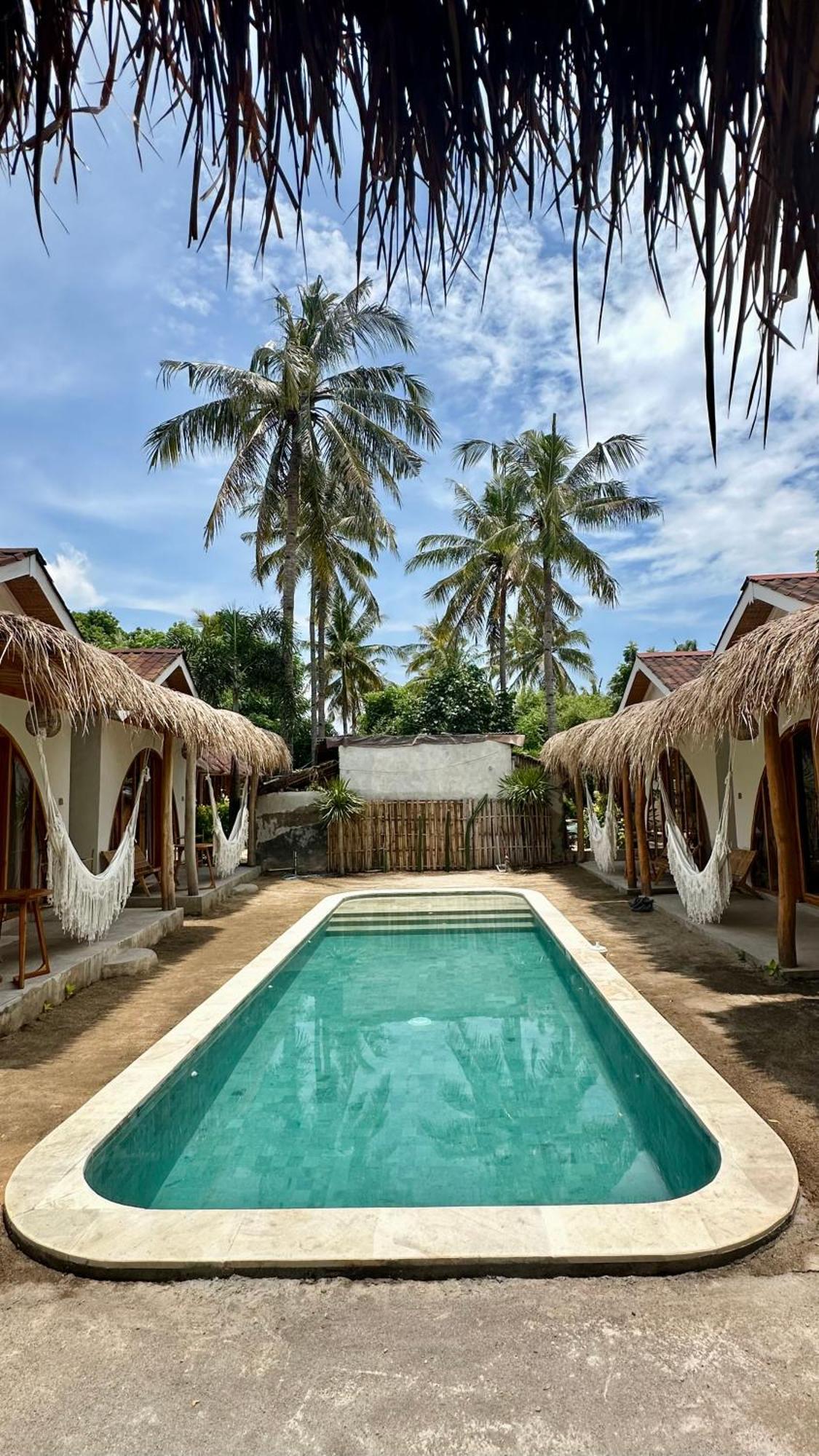 Rumah Canaria Bungalow Gili Trawangan Exterior foto