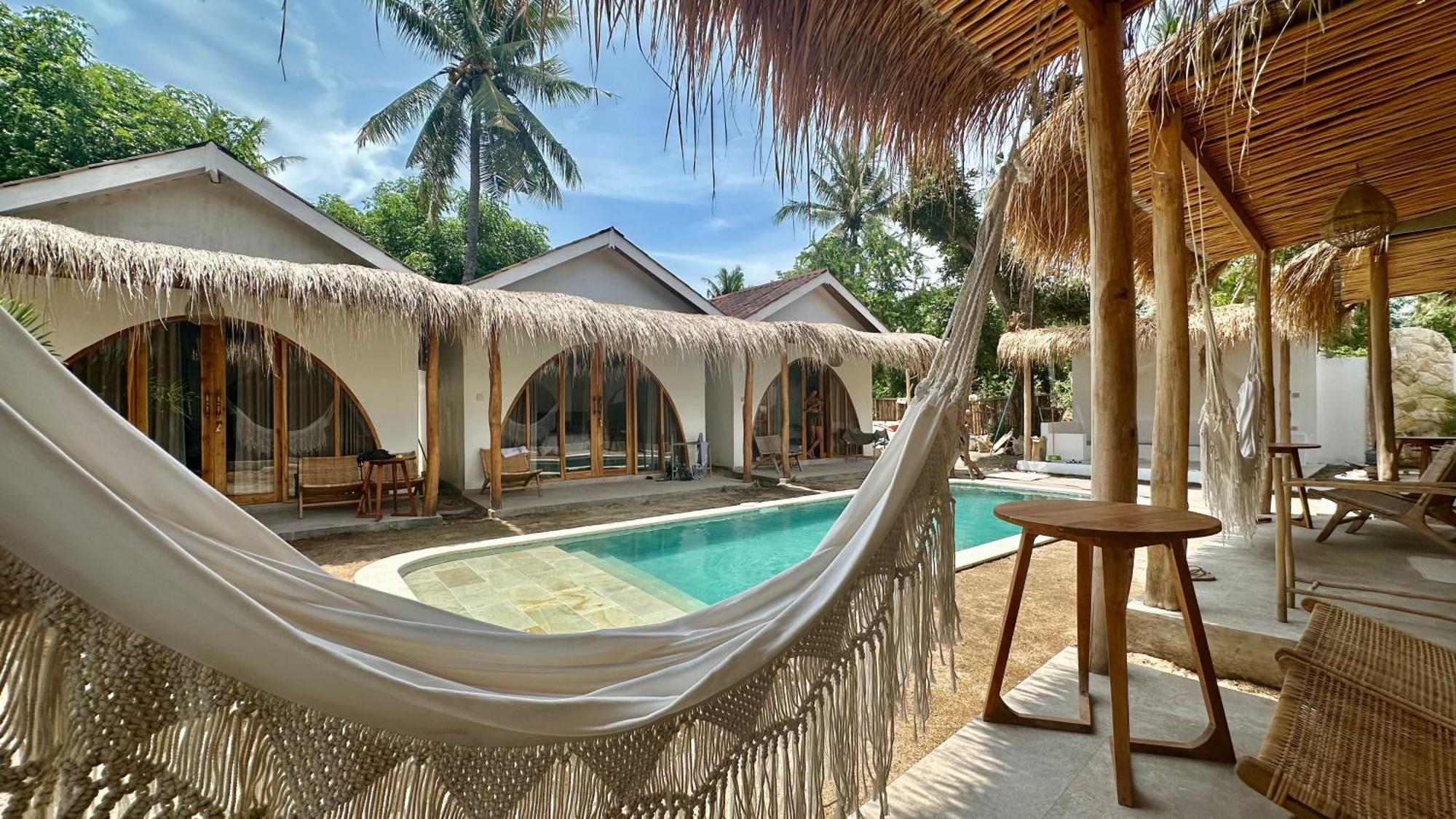 Rumah Canaria Bungalow Gili Trawangan Exterior foto