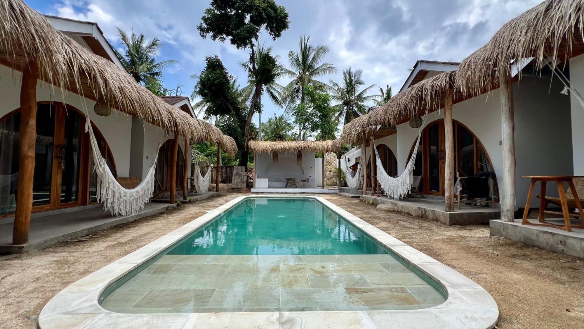Rumah Canaria Bungalow Gili Trawangan Exterior foto