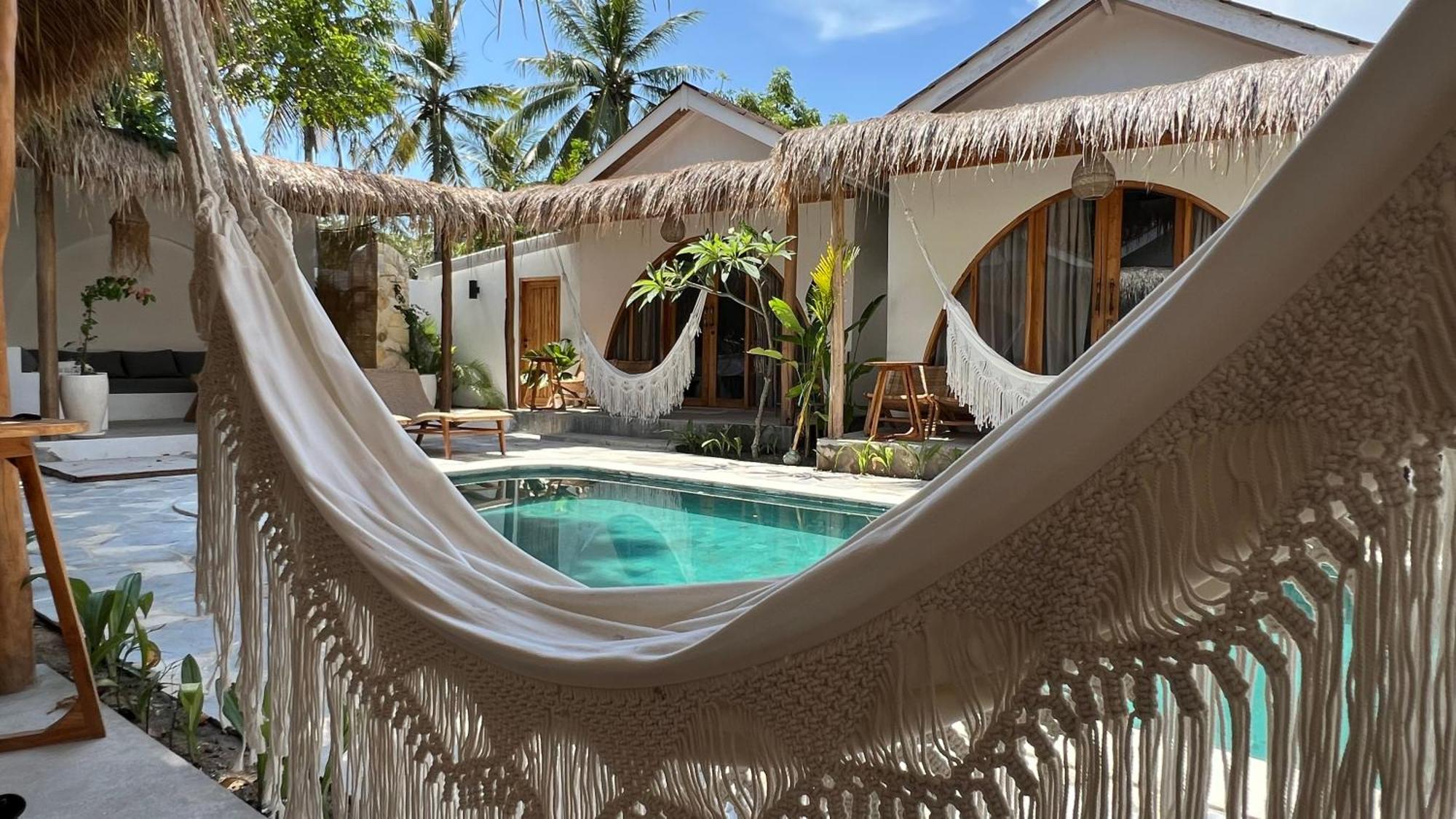 Rumah Canaria Bungalow Gili Trawangan Exterior foto