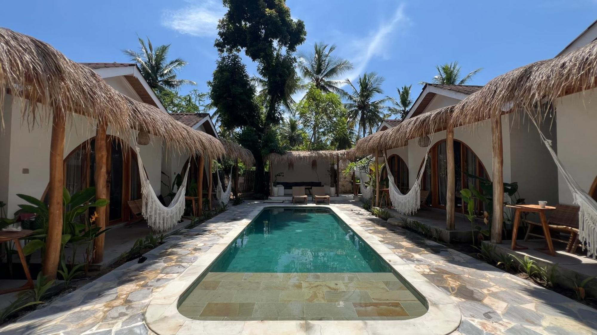 Rumah Canaria Bungalow Gili Trawangan Exterior foto